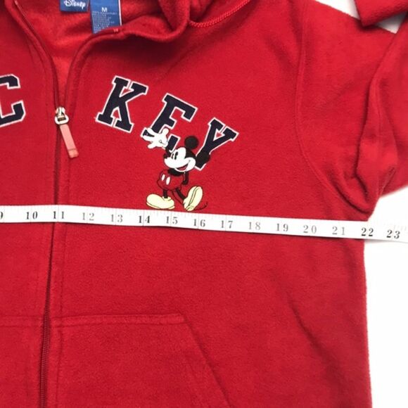 Mickey & Minnie Mouse Fleece Hoodie Jacket Sz. medium - Picture 6 of 12